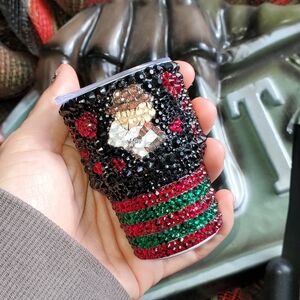 Kruger Rhinestone Stainless Steel Shot Glass